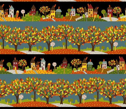 fall village border